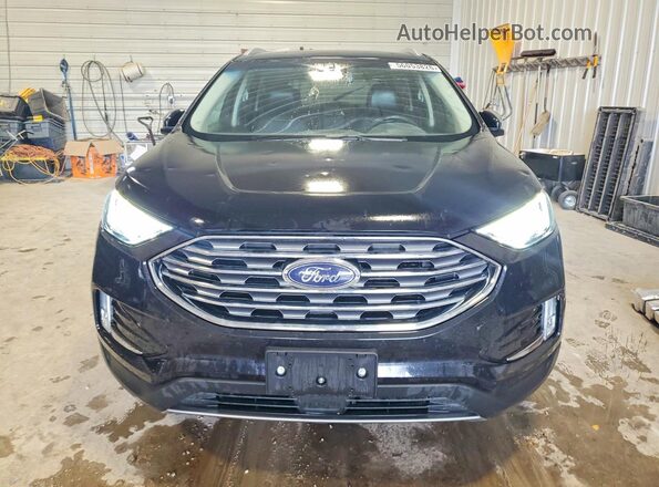 2FMPK4J96LBB31834 2020 FORD EDGE Black Front view