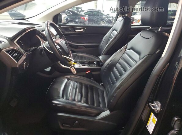 2FMPK4J96LBB43272 2020 FORD EDGE Black Front interior view