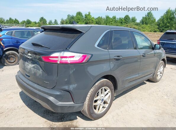 2FMPK4J96MBA11954 2021 FORD EDGE Dark Blue Trasero derecho