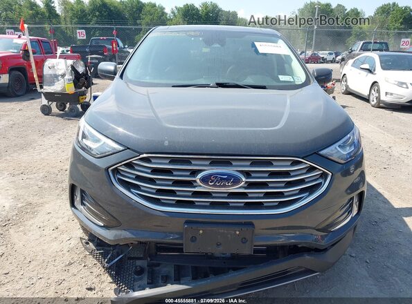2FMPK4J96MBA11954 2021 FORD EDGE Dark Blue Vista interior trasera