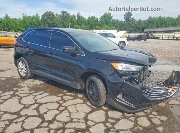 2FMPK4J96NBA34765 2022 FORD EDGE Черный Передняя правая четверть