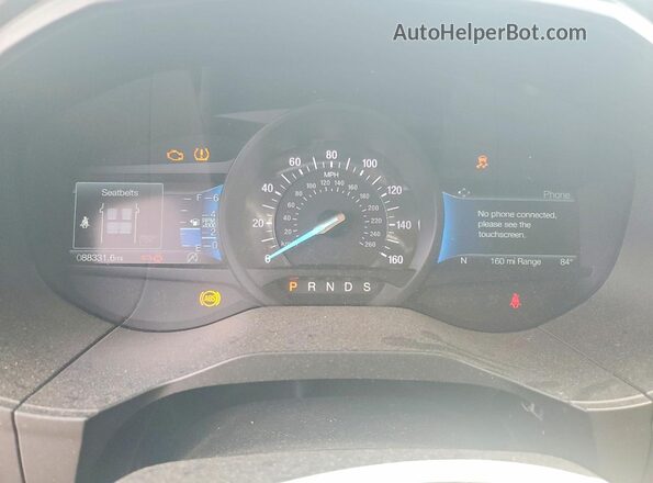 2FMPK4J96NBA34765 2022 FORD EDGE Черный Вид щитка приборов