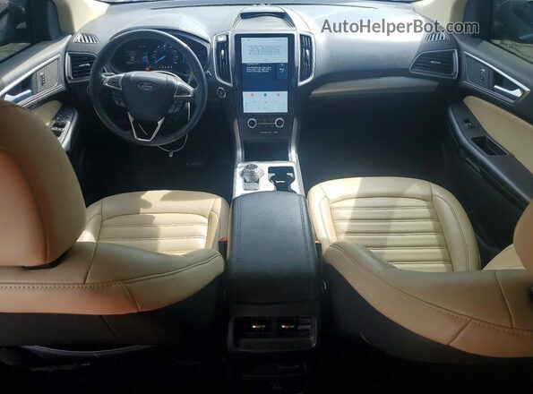 2FMPK4J96NBA34765 2022 FORD EDGE Черный Вид панели приборов