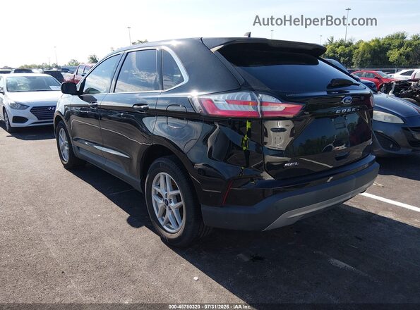 2FMPK4J96NBA41439 2022 FORD EDGE Black Tył lewy