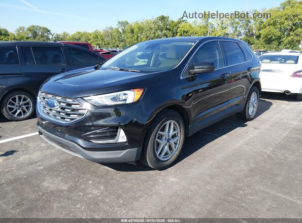 2FMPK4J96NBA41439 2022 FORD EDGE Black Przód lewy