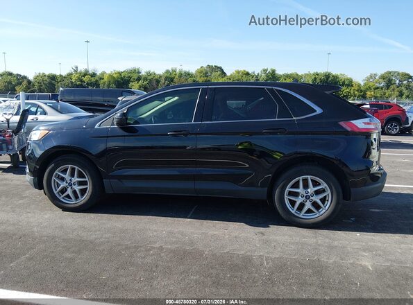 2FMPK4J96NBA41439 2022 FORD EDGE Black Widok wnętrza 360 stopni