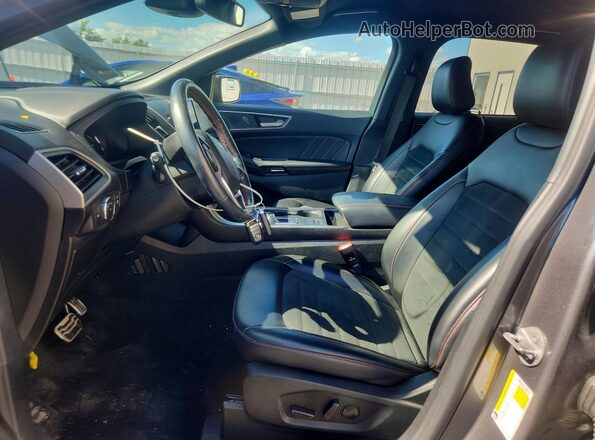 2FMPK4J96NBA59861 2022 FORD EDGE Gray Вид салону спереду