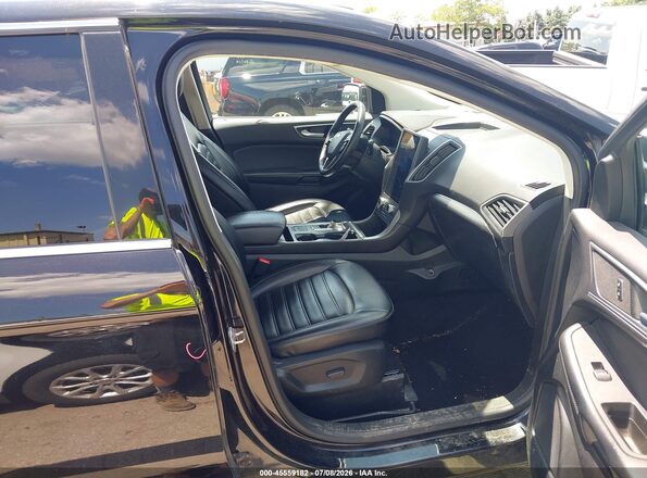 2FMPK4J96NBA87630 2022 FORD EDGE Черный Вид салона спереди