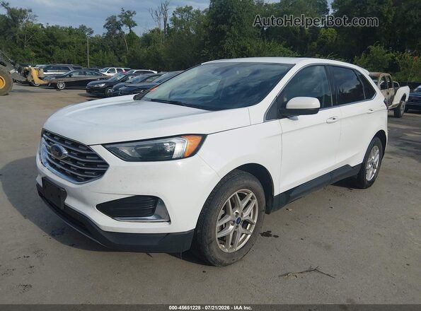 2FMPK4J96NBA94657 2022 FORD EDGE Белый Передняя левая четверть