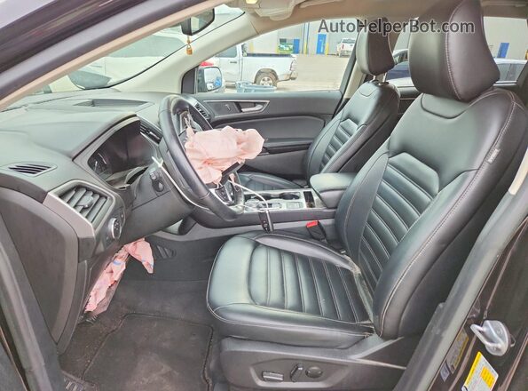 2FMPK4J96PBA01638 2023 FORD EDGE Black Widok wnętrza z przodu
