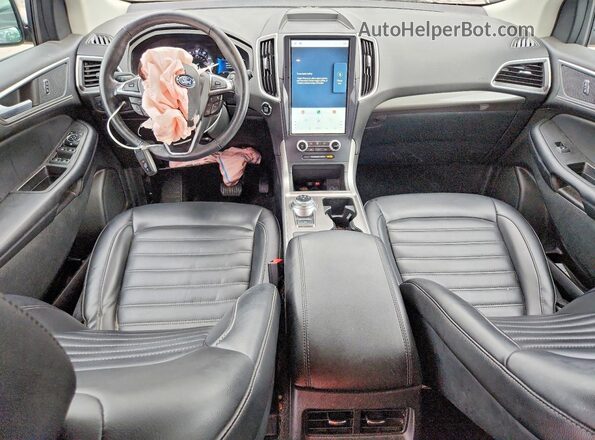 2FMPK4J96PBA01638 2023 FORD EDGE Black Widok deski rozdzielczej