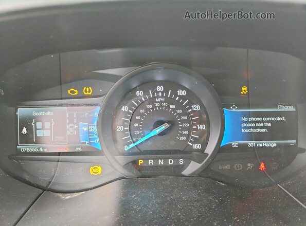2FMPK4J96PBA30122 2023 FORD EDGE Gray Instrument cluster view