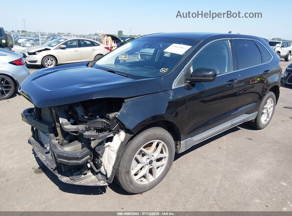 2FMPK4J96PBA31626 2023 FORD EDGE Черный Передняя левая четверть