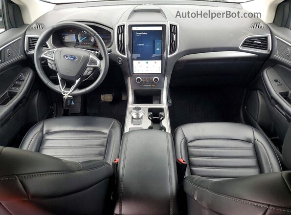 2FMPK4J96RBA14571 2024 FORD EDGE Черный Вид панели приборов