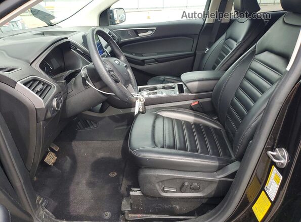 2FMPK4J96RBA14571 2024 FORD EDGE Черный Вид салона спереди
