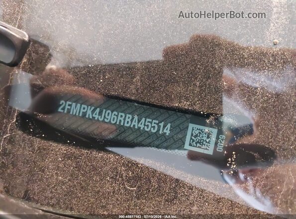 2FMPK4J96RBA45514 2024 FORD EDGE Black Vista del compartimento del motor