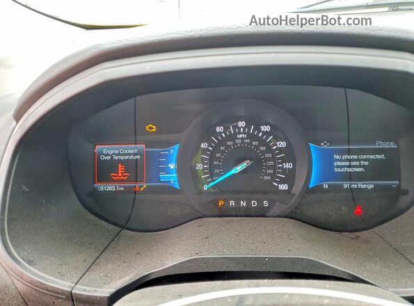 2FMPK4J96RBA76245 2024 FORD EDGE White Instrument cluster view