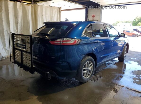 2FMPK4J96RBB25623 2024 FORD EDGE Синий Задняя правая четверть