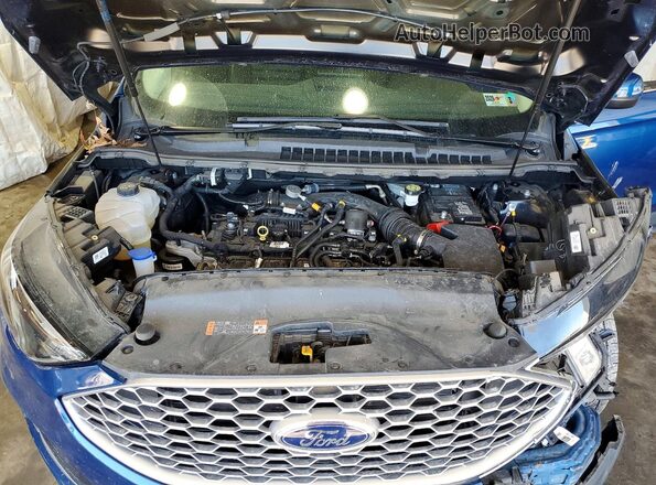 2FMPK4J96RBB25623 2024 FORD EDGE Синий Вид подкапотного пространства