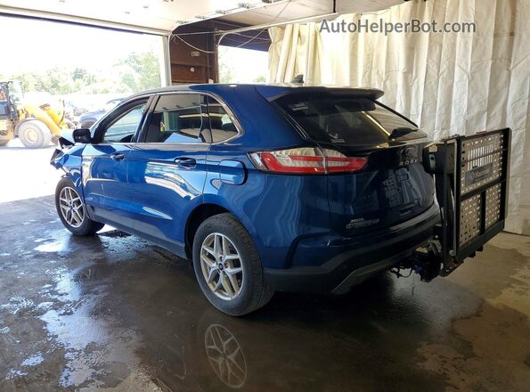 2FMPK4J96RBB25623 2024 FORD EDGE Синий Задняя левая четверть