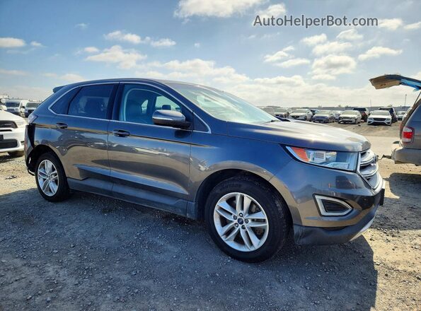 2FMPK4J97GBB25384 2016 FORD EDGE Серый Передняя правая четверть