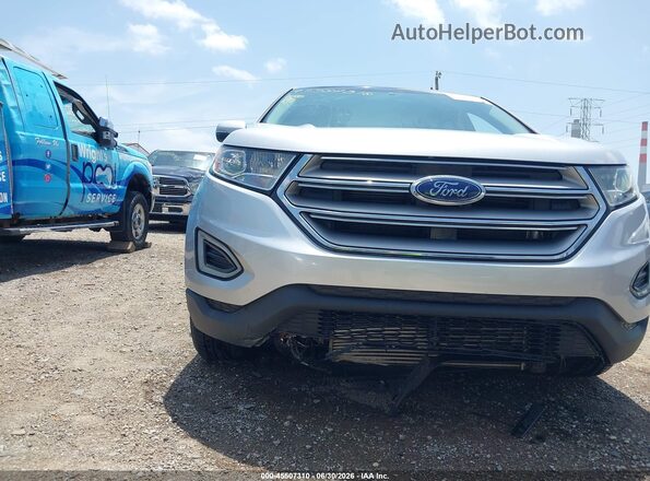 2FMPK4J97GBB30634 2016 FORD EDGE Silver Դիմացի տեսք