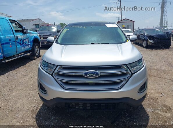 2FMPK4J97GBB30634 2016 FORD EDGE Silver Սալոնի հետևի տեսք