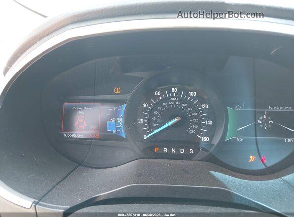 2FMPK4J97GBB30634 2016 FORD EDGE Silver Հետևի նստատեղերի տեսք