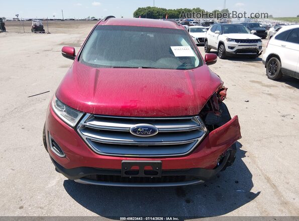 2FMPK4J97GBC37134 2016 FORD EDGE Brown Front view