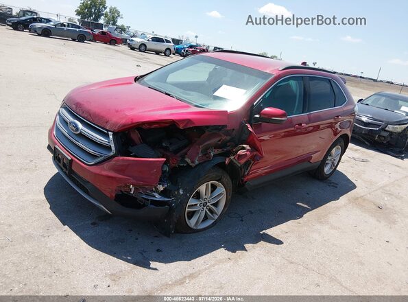 2FMPK4J97GBC37134 2016 FORD EDGE Brown Front left