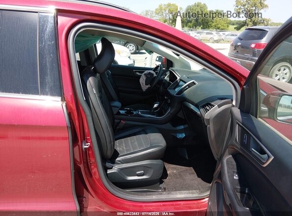 2FMPK4J97GBC37134 2016 FORD EDGE Brown Front interior view