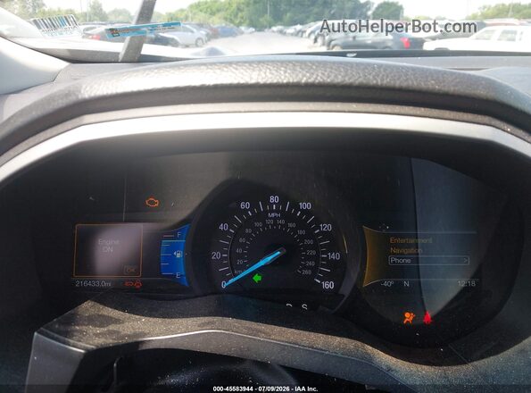 2FMPK4J97HBB72786 2017 FORD EDGE Синий Вид задних сидений