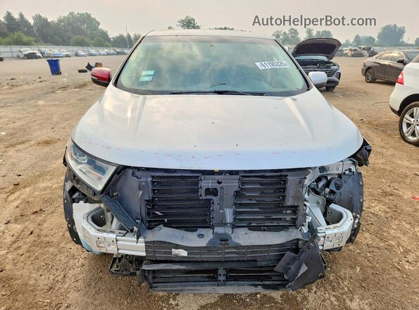 2FMPK4J97HBC01039 2017 FORD EDGE Silver Front view