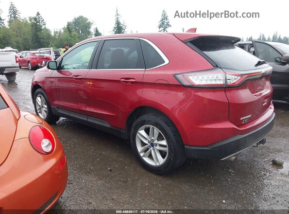 2FMPK4J97JBB05319 2018 FORD EDGE Red Задня ліва чверть