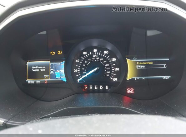 2FMPK4J97JBB05319 2018 FORD EDGE Red Вид задніх сидінь