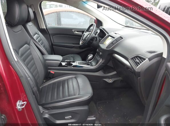 2FMPK4J97JBB05319 2018 FORD EDGE Red Вид салону спереду