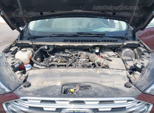 2FMPK4J97KBB69653 2019 FORD EDGE Burgundy უკანა ხედი