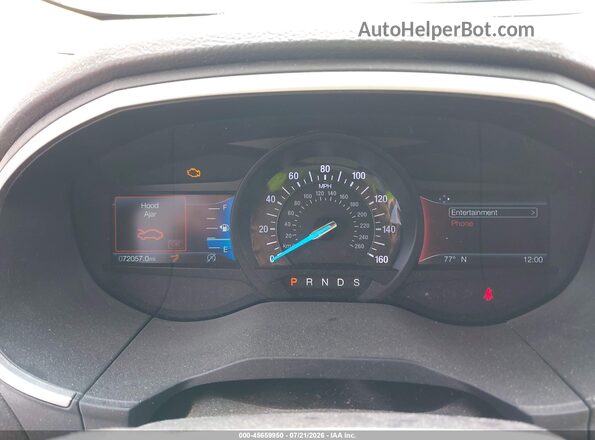 2FMPK4J97KBB69653 2019 FORD EDGE Burgundy უკანა სავარძლების ხედი