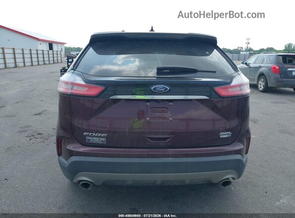 2FMPK4J97KBB69653 2019 FORD EDGE Burgundy 