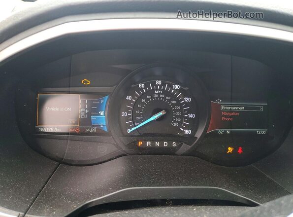 2FMPK4J97KBC24537 2019 FORD EDGE Silver Սարքավորումների վահանակի տեսք