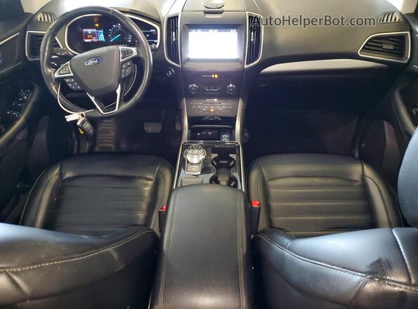 2FMPK4J97KBC40317 2019 FORD EDGE Blue Widok deski rozdzielczej