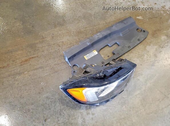 2FMPK4J97KBC40317 2019 FORD EDGE Blue Widok naklejki z numerem VIN