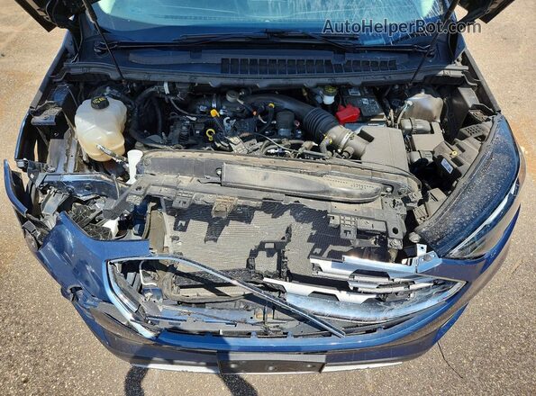 2FMPK4J97KBC40317 2019 FORD EDGE Blue Widok komory silnika