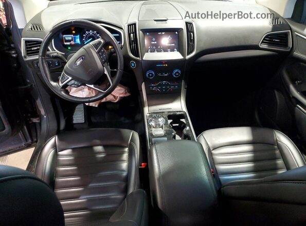 2FMPK4J97KBC46182 2019 FORD EDGE Gray Dashboard view
