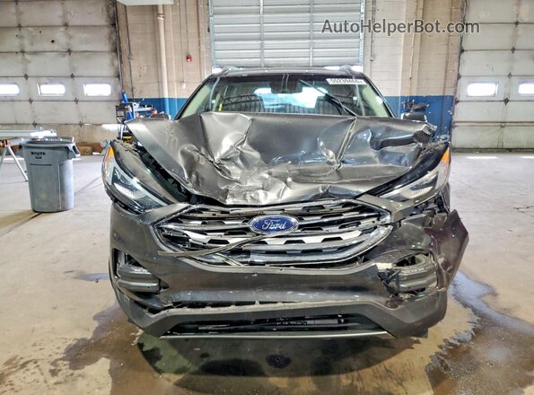 2FMPK4J97KBC46182 2019 FORD EDGE Gray Front view