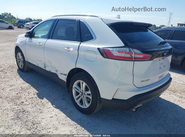 2FMPK4J97KBC60230 2019 FORD EDGE White Trasero izquierdo