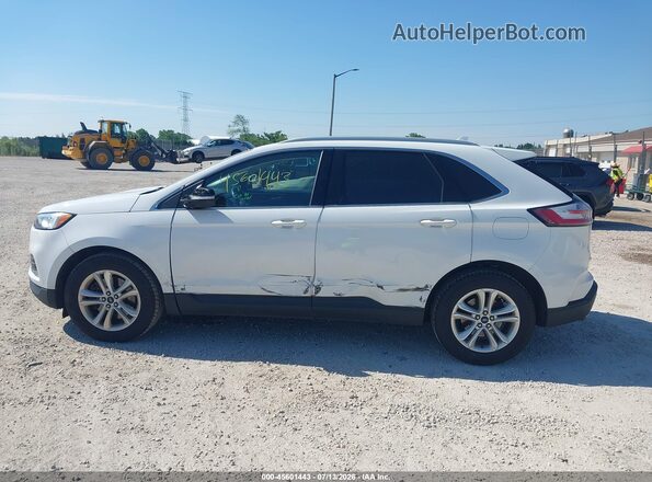 2FMPK4J97KBC60230 2019 FORD EDGE White Vista interior de 360 grados
