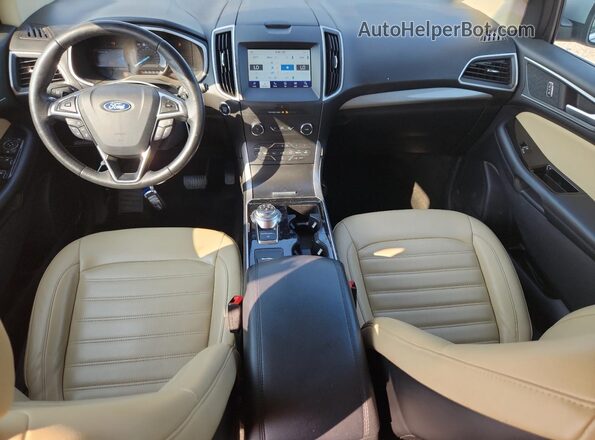 2FMPK4J97KBC60812 2019 FORD EDGE Silver Առջևի վահանակի տեսք
