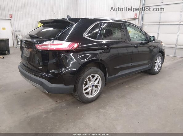 2FMPK4J97MBA25216 2021 FORD EDGE Черный Задняя правая четверть