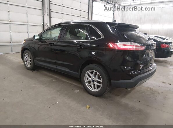 2FMPK4J97MBA25216 2021 FORD EDGE Черный Задняя левая четверть